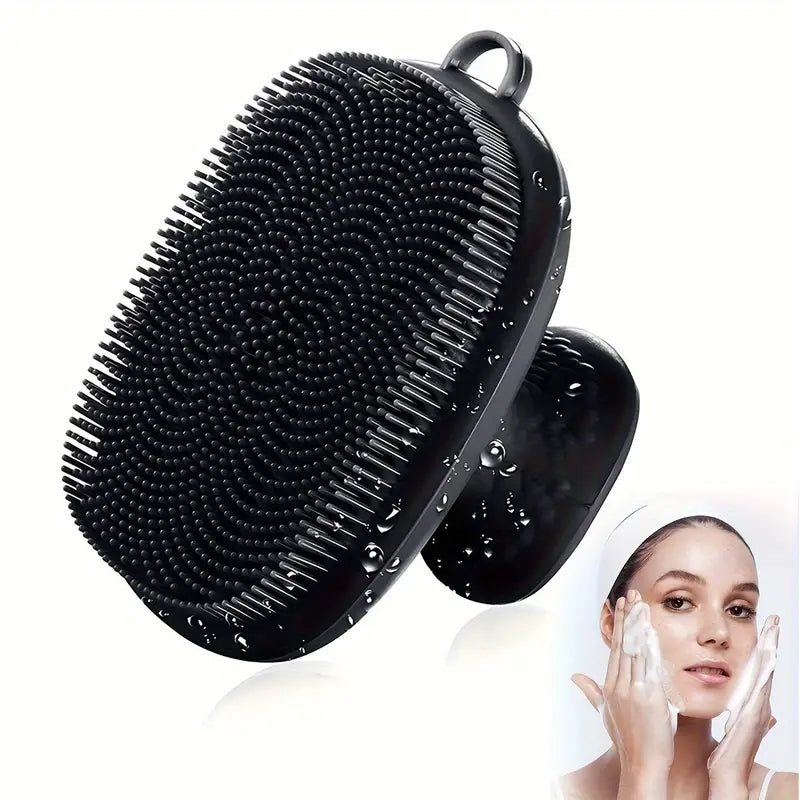 Face Scrubber, Silicone Face Scrubber for Men, Facial Cleansing Brush Silicone Face Wash Brush Manual Waterproof Cleansing Skin Care Face Brushes for Cleansing and Exfoliating